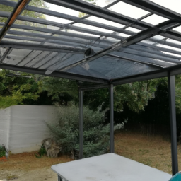 Aménagement de pergola avec fermeture loggia en PVC Seclin